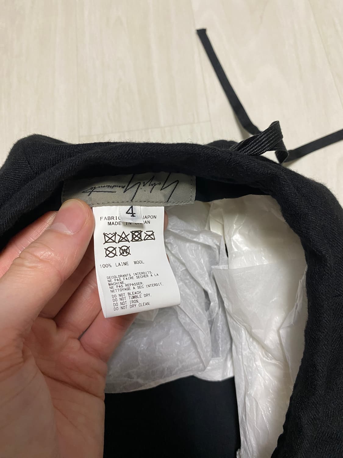 요지야마모토 뿌르옴므 베레모 상품이미지7