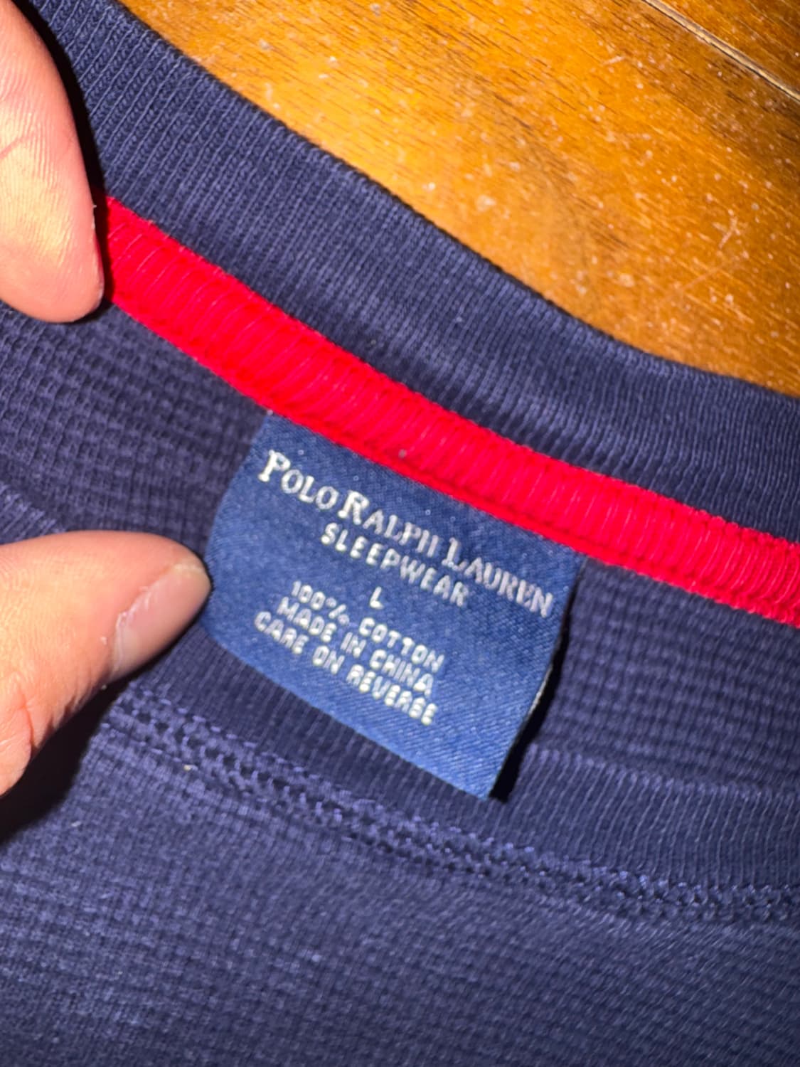 폴로 와플 롱슬리브 상품이미지3