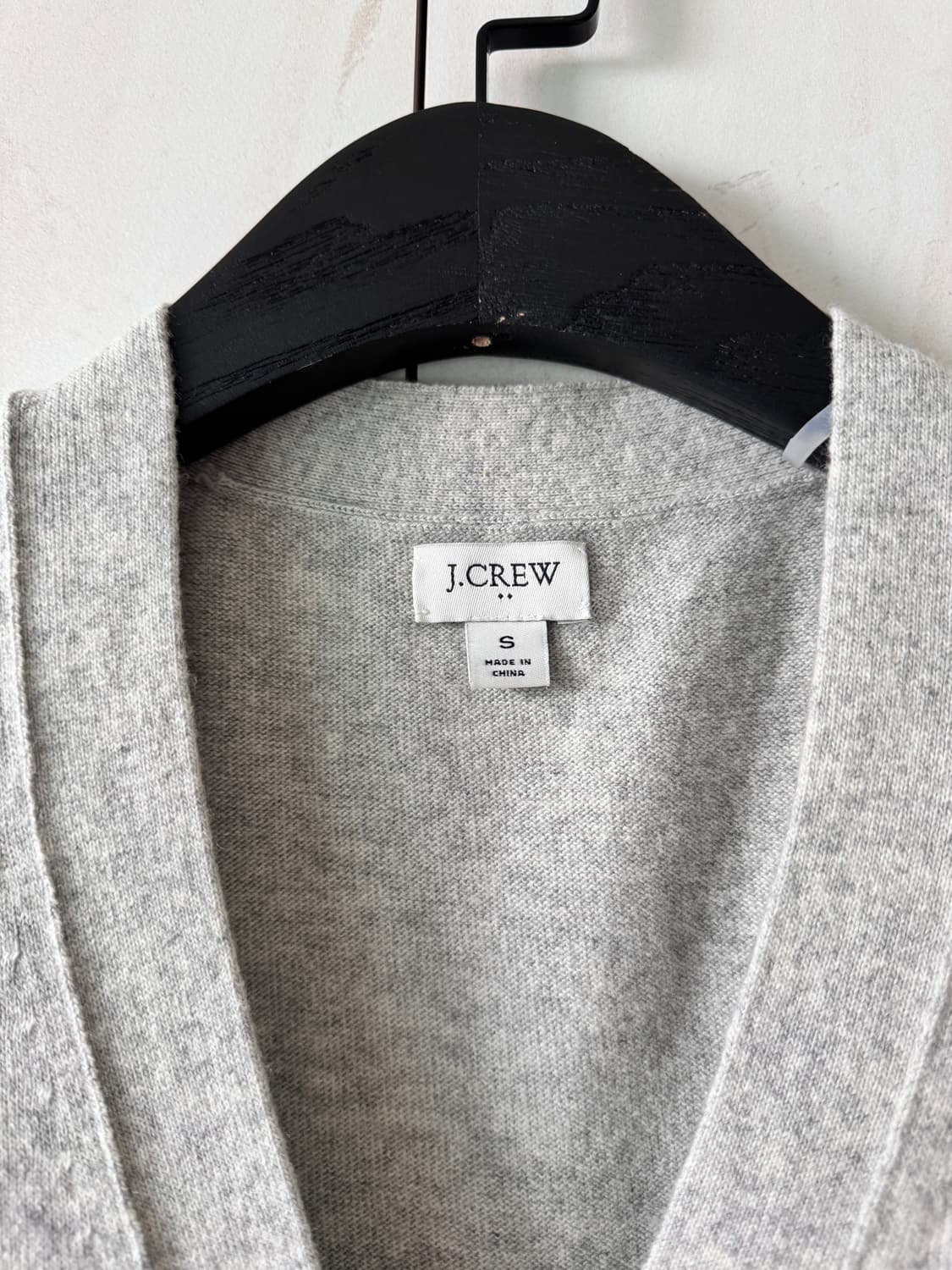 새상품 J.Crew 회색 브이넥 가디건 S(44,55사이즈 가능) 상품이미지8