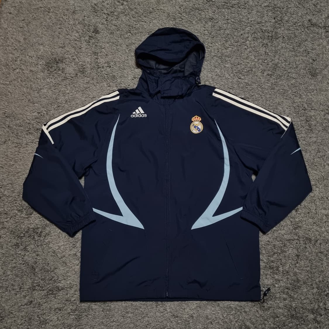 아디다스 레알마드리드 07-08 레인 자켓 105 xl 바람막이 빈티지 상품이미지1
