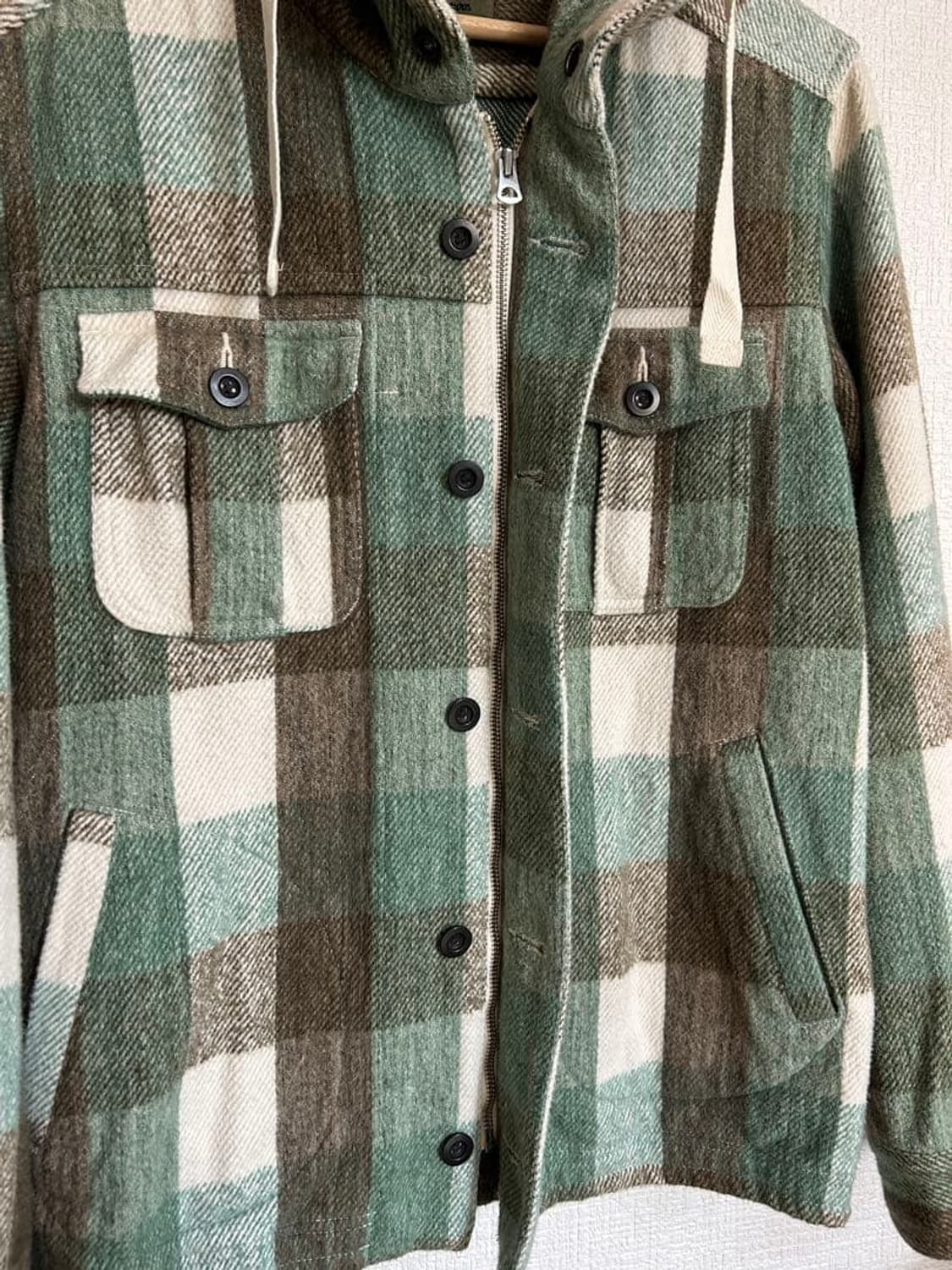 [48] 나이젤카본 코튼 플란넬 후드 셔츠 자켓 상품이미지4