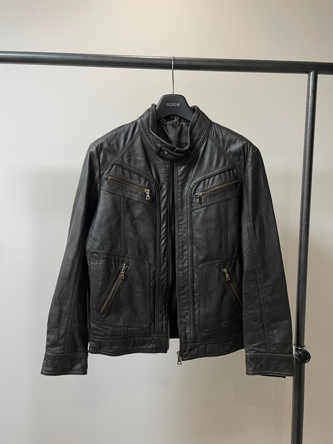 (L) 딥브라운 양가죽 가죽자켓 상품이미지1