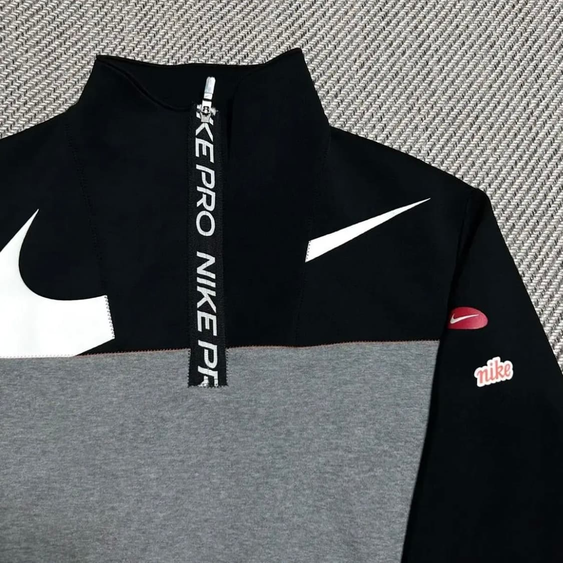 [M] Nike 나이키 프로 우먼즈 빅스우시 반집업 풀오버 상품이미지3