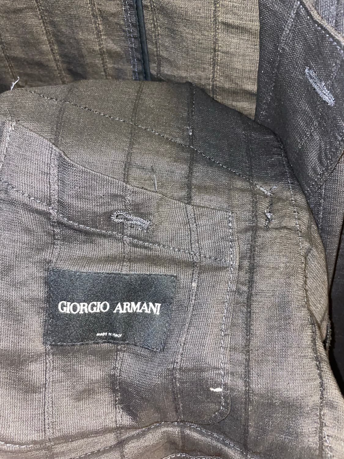 GIORGIO ARMANI 아티잔 린넨 블레이저 상품이미지5