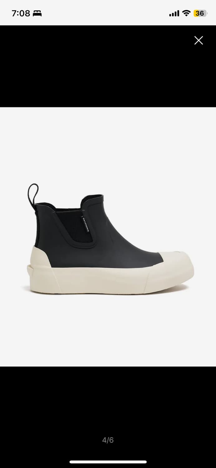 로스트가든 서브카테고리 레인부츠 SUB_F751 블랙 크림 44 290 상품이미지2