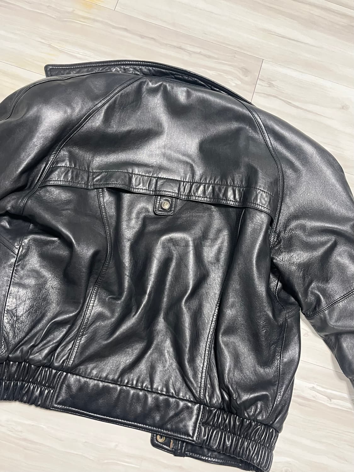 빈티지 램스킨 레더 자켓 상품이미지4