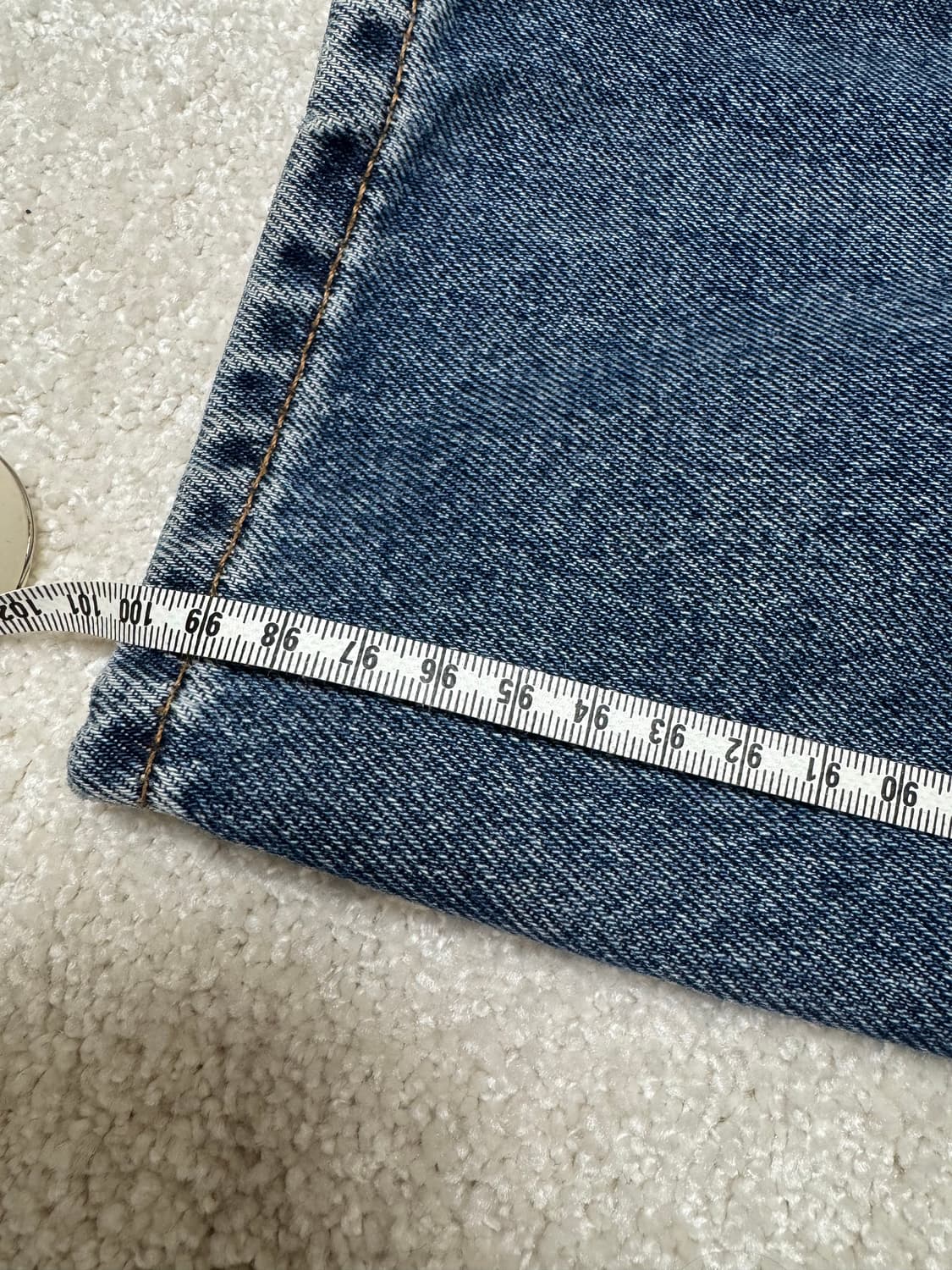 코스(COS) 중청 스트레이트 데님 / 27 미드라이즈 상품이미지8