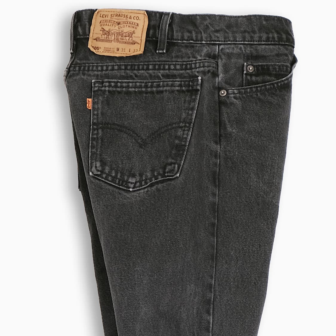 리바이스 505 오렌지탭 흑청 90s USA 29인치 OR5053138 상품이미지5