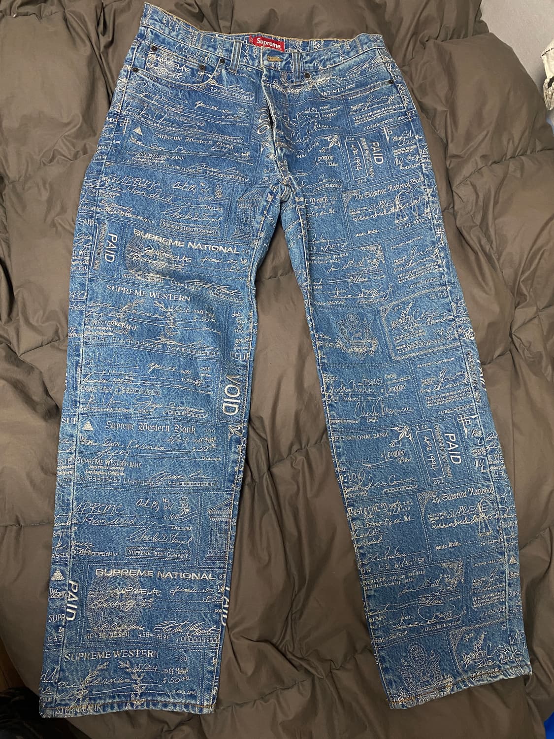 20ss 슈프림 엠브로이드 진 (Embroidered jean) 상품이미지1