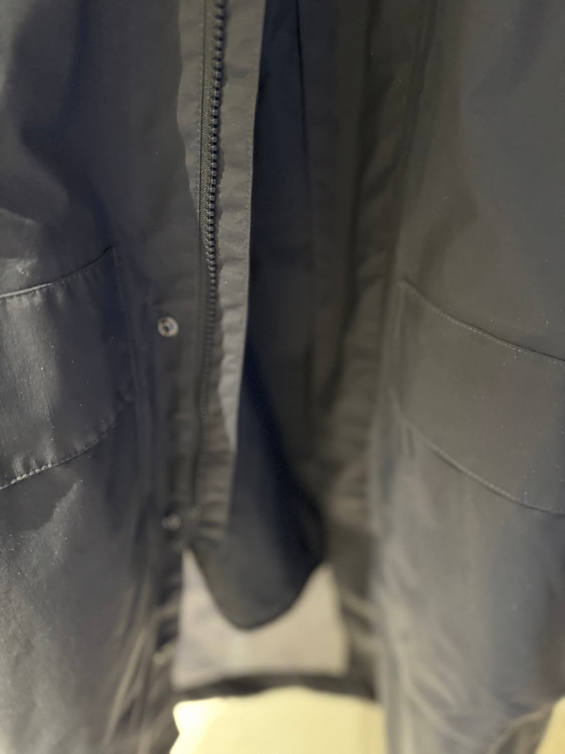 자라 네이비 후드 코트 자켓 (패딩조끼포함) L 상품이미지3