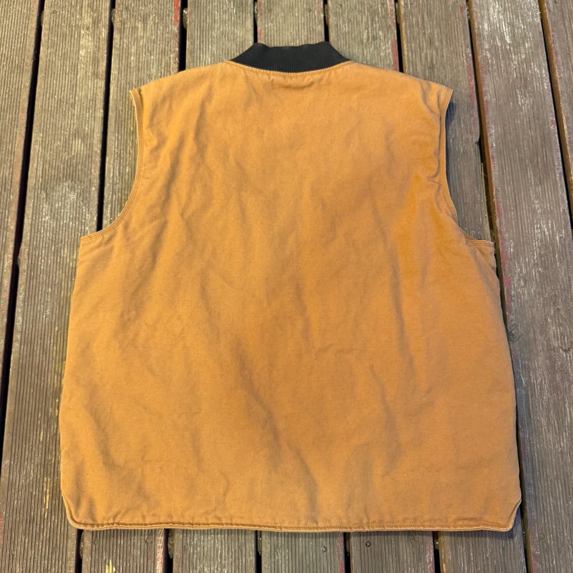 빈티지 양털 워크 베스트 브라운 상품이미지2