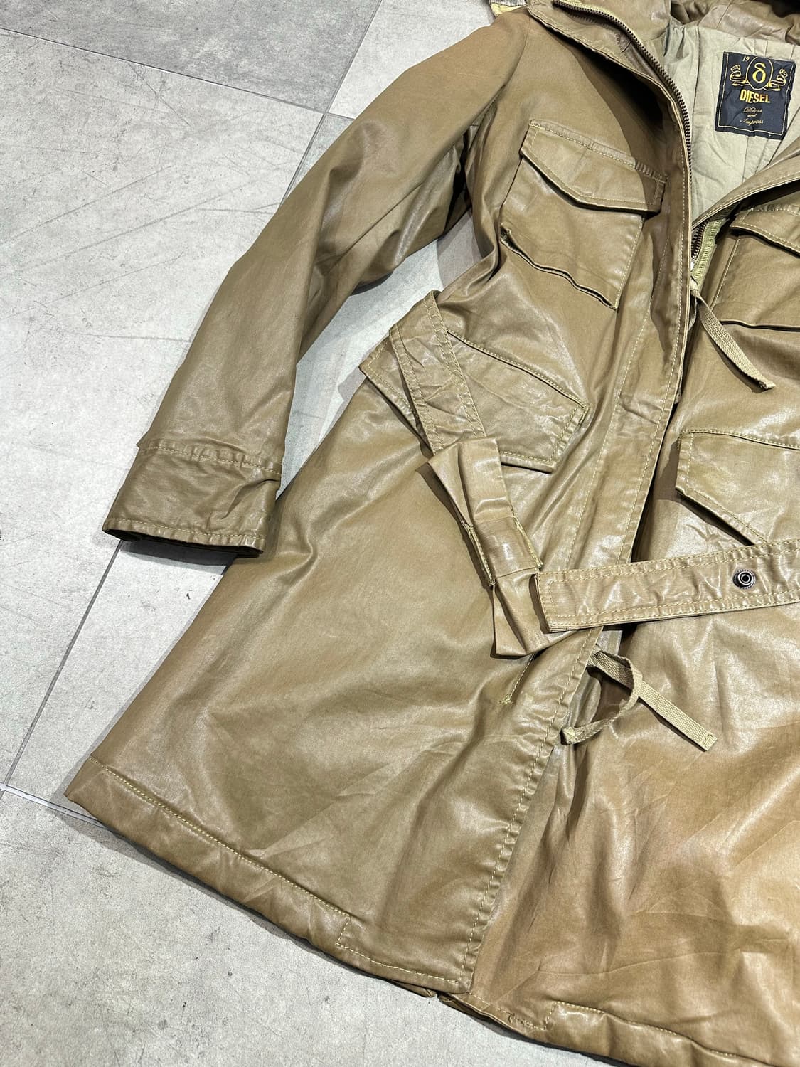 00s diesel Dress & impress 아카이브 퍼 패딩 코트 상품이미지2