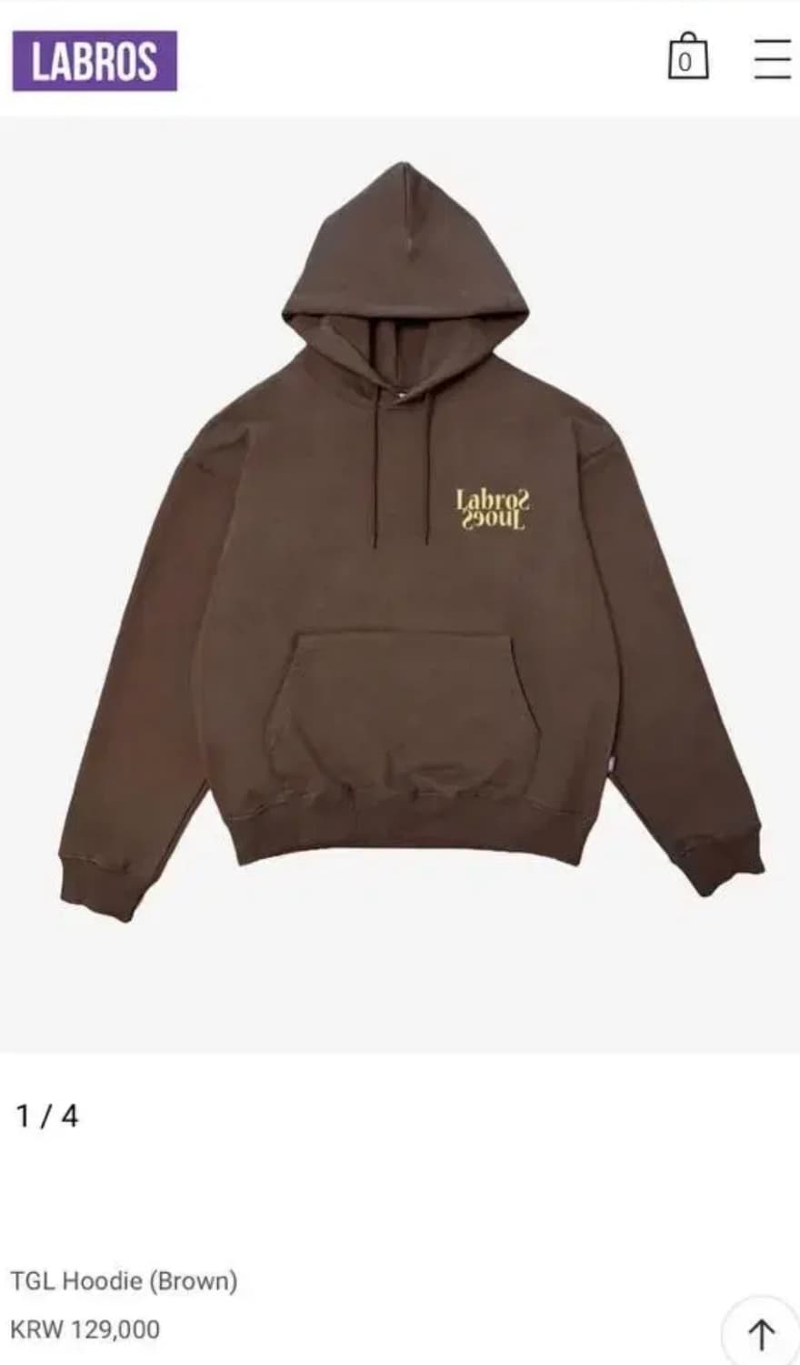 라브로스 TGL 후드티 상품이미지1