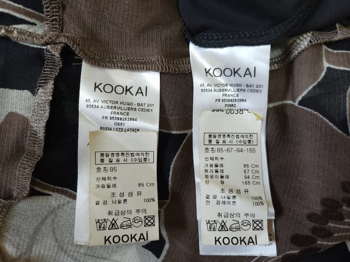 수입 매장판 쿠카이 레이스 프린팅 투피스 55 세트상품 
 상품이미지8