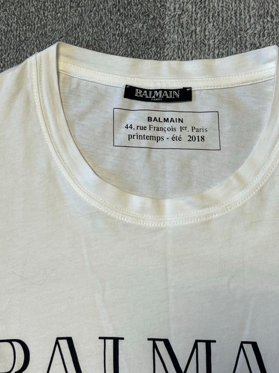 Balmain logo t-shirts 상품이미지3