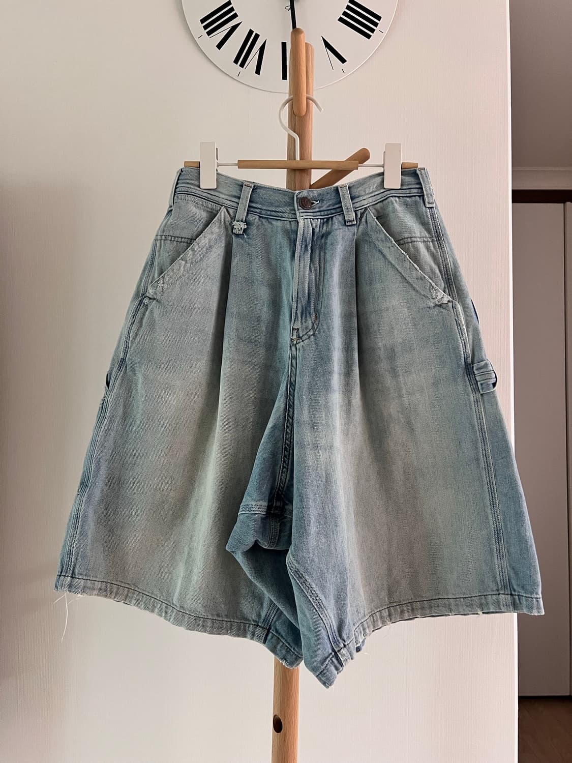 R13 데님 쇼츠 25SS 상품이미지1