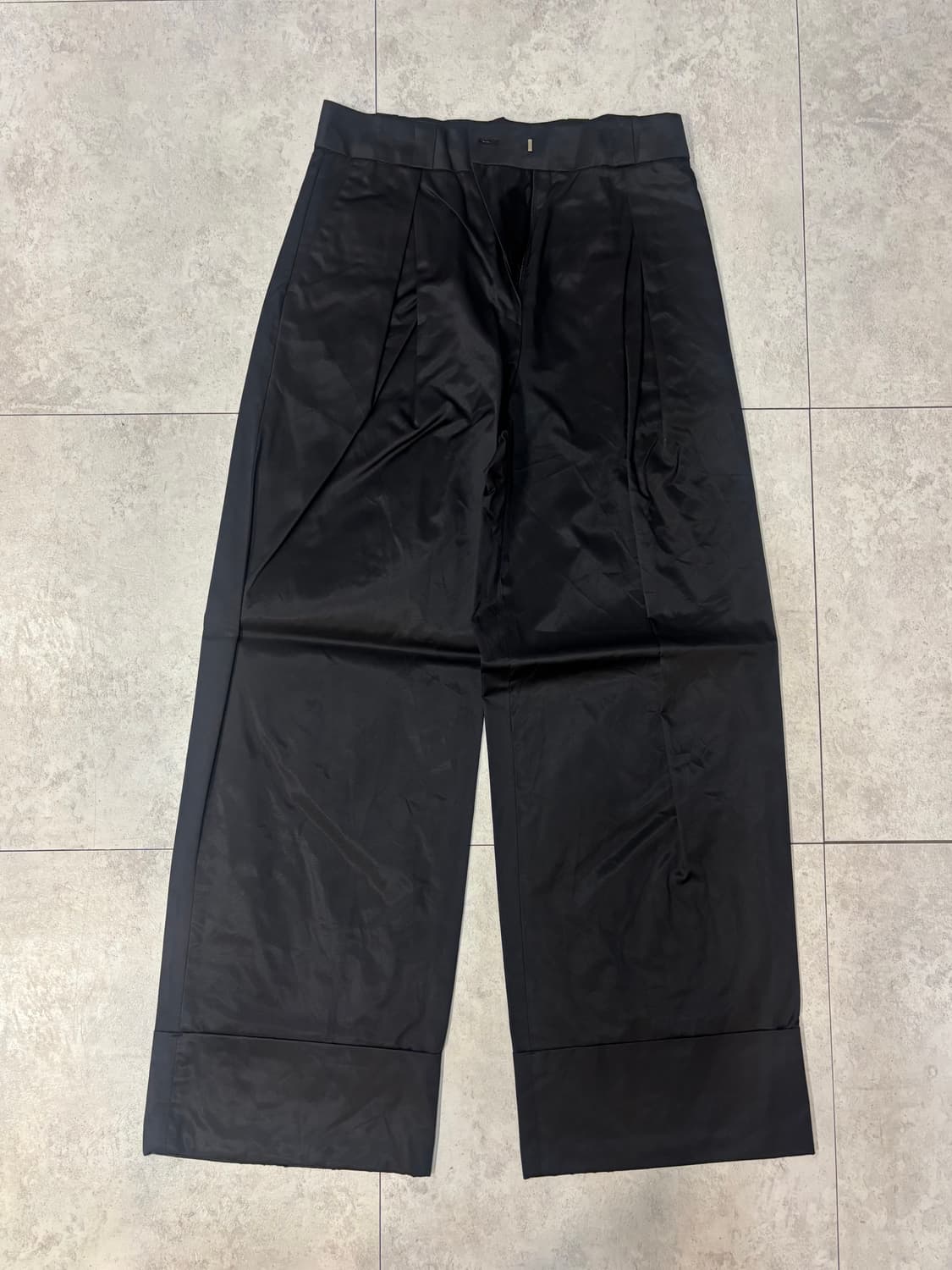 트리밍버드) Roll-up Inverted Pleats Pants BK 상품이미지6