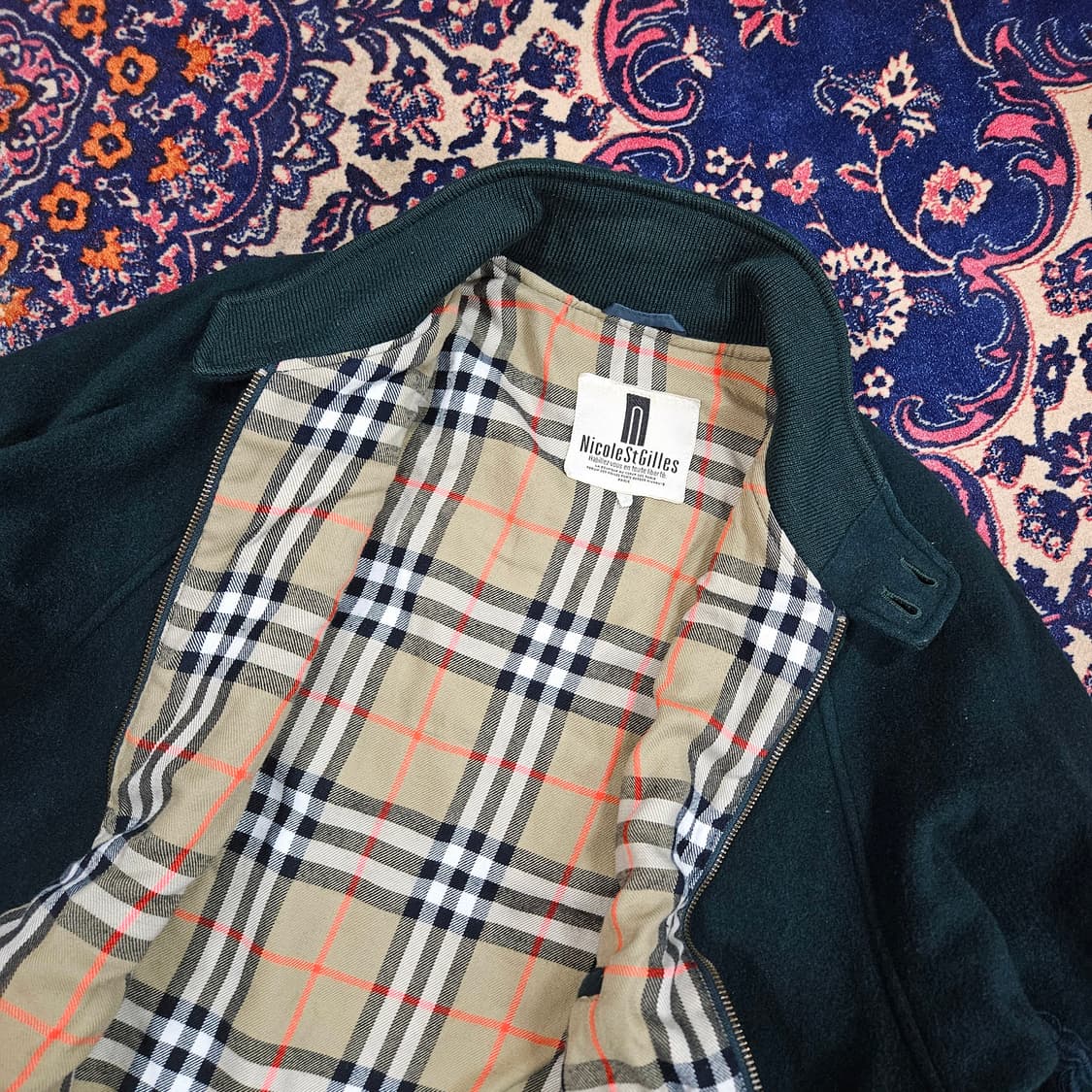 니콜생지르(Nicole st gilles)Deep green jacket 상품이미지8