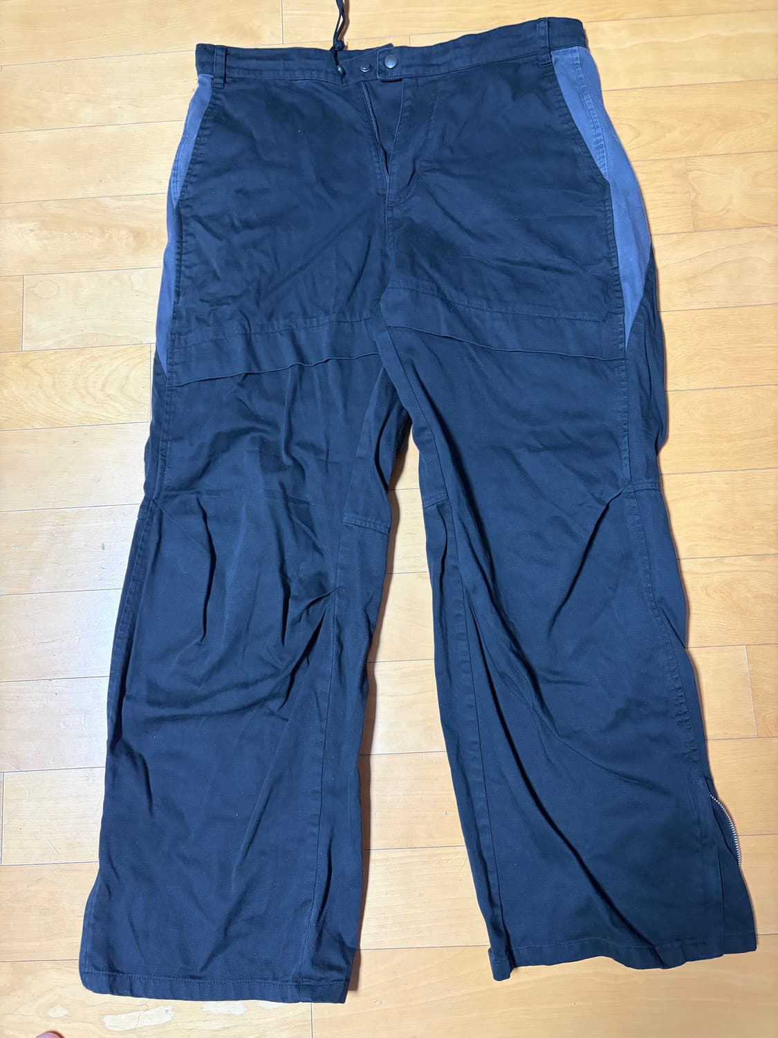 해칭룸 셔링 팬츠 블랙 상품이미지4