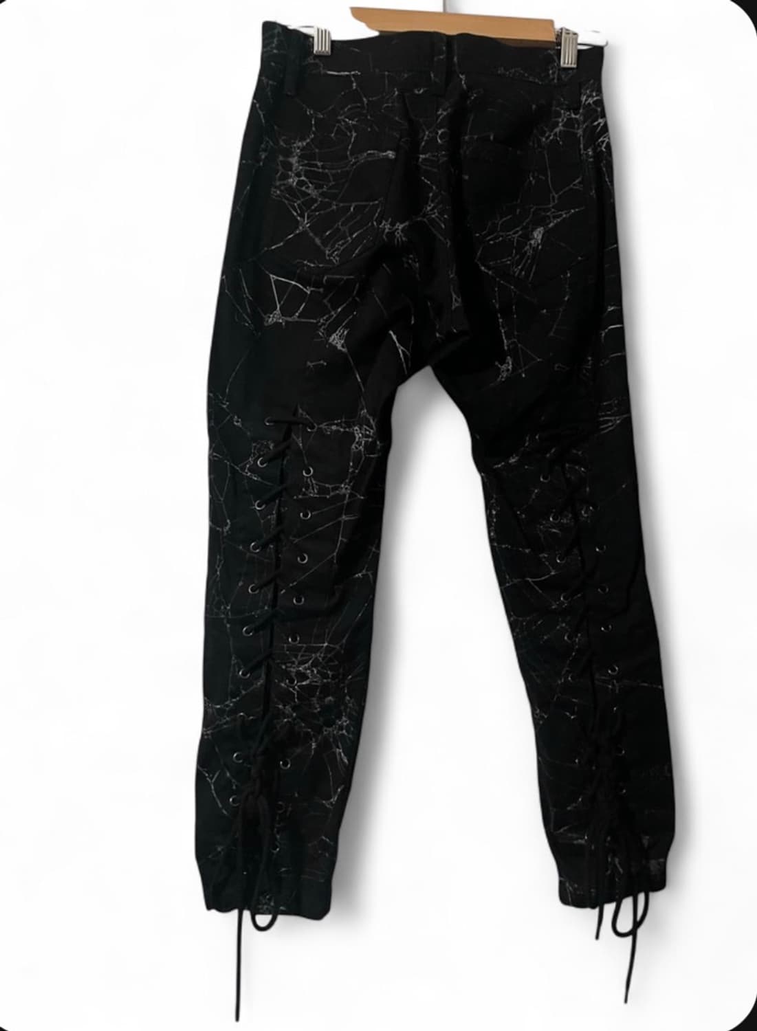 LIMI feu Spider Drill Back Lace Up Pants 상품이미지3