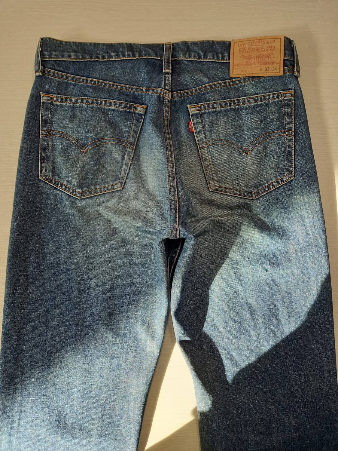 32 90's 리바이스557 부츠컷 배색진 32-292 상품이미지4