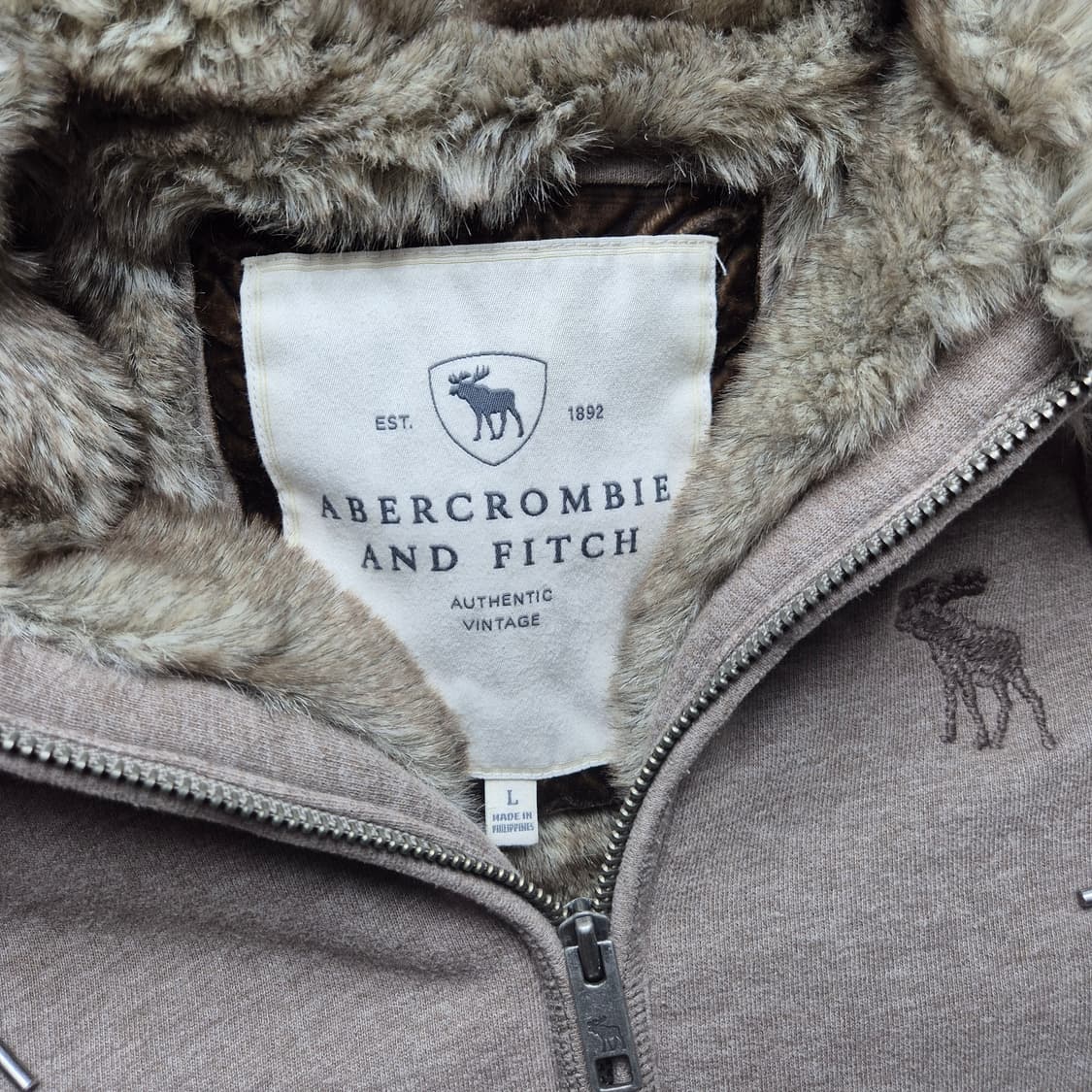 [L] 아베크롬비 울프죠 후드집업 상품이미지6