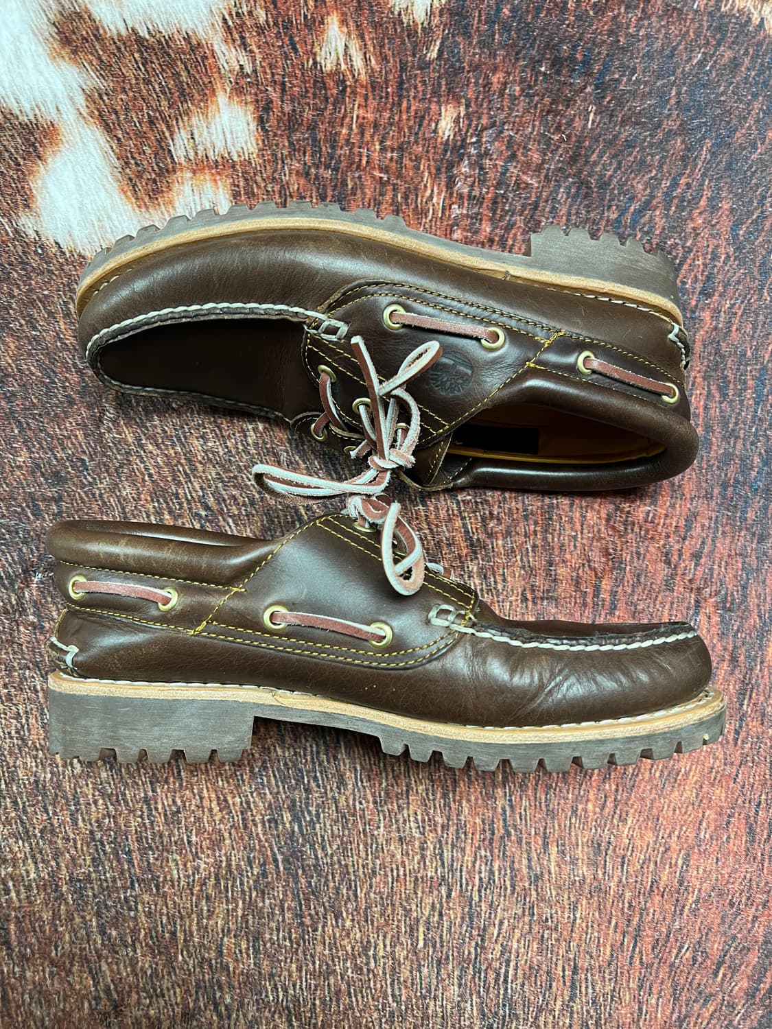 Timberland 팀버랜드 3-Eye 클래식 보트 슈즈 브라운 260 상품이미지3