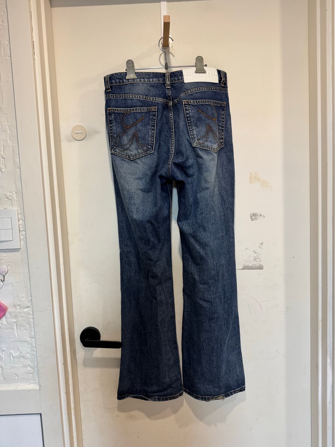 글로니 벨 하이라이즈 부츠컷 데님팬츠 상품이미지6