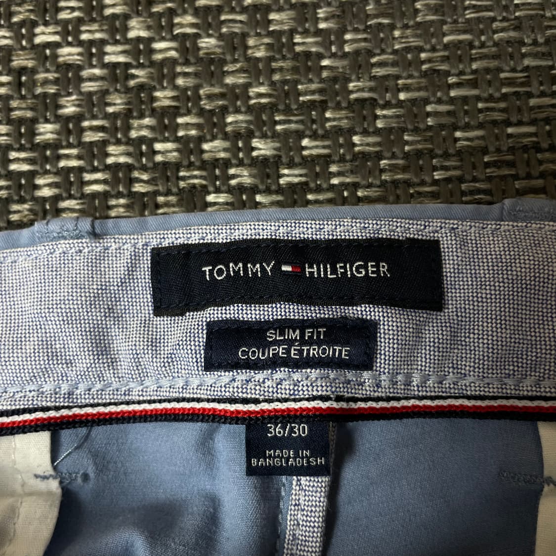 (36) 타미힐피거 소라 스웨이드 코튼 팬츠 슬림핏 상품이미지3