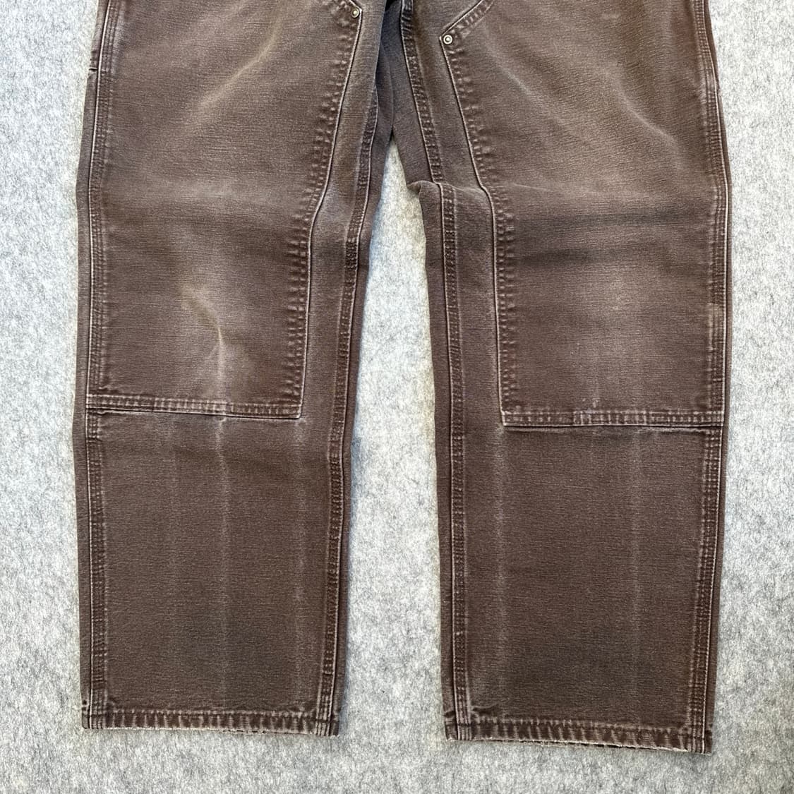 2017 칼하트 B136 DKB 브라운 더블니 카펜더 팬츠 상품이미지3