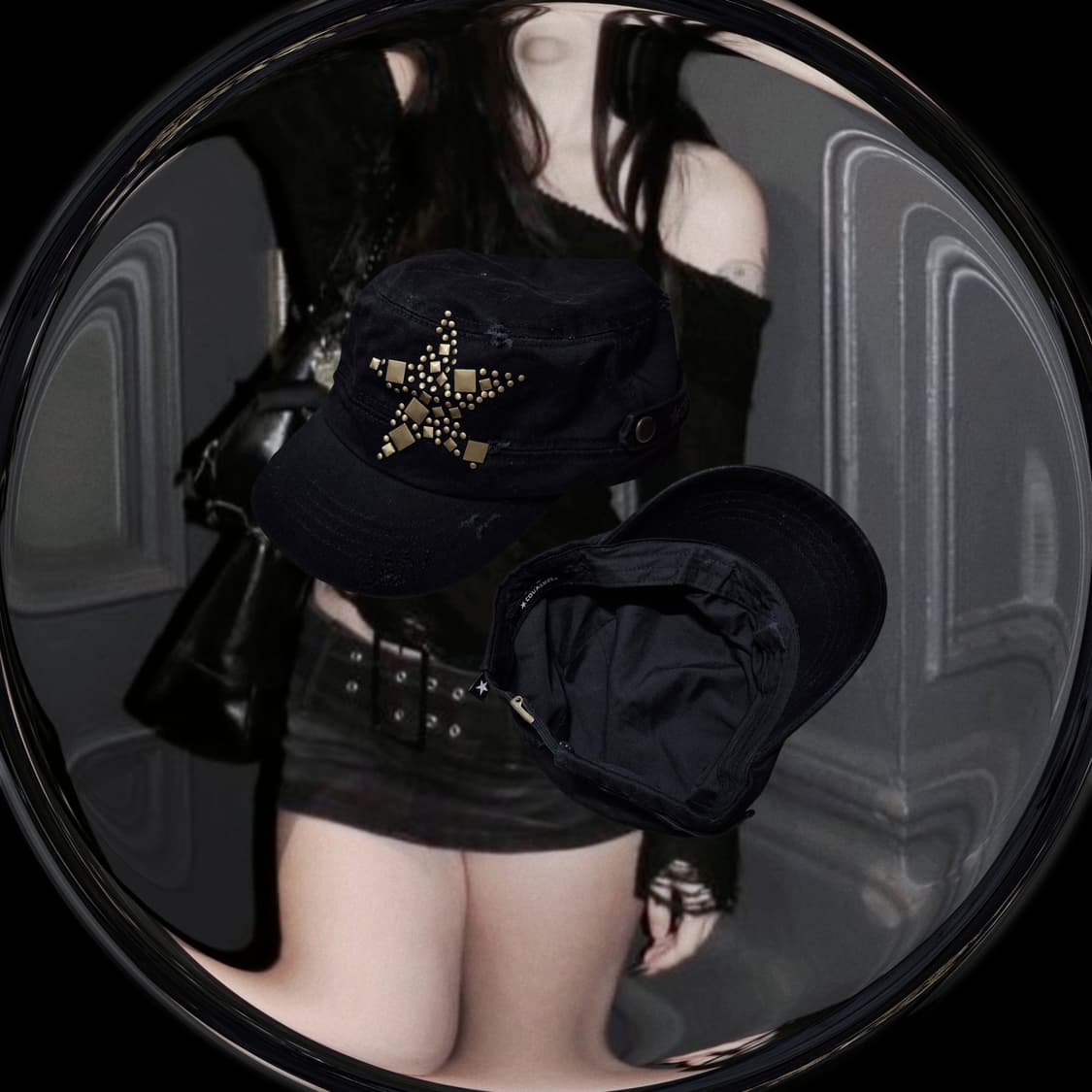 Converse y2k ☆ stud Cap 상품이미지2