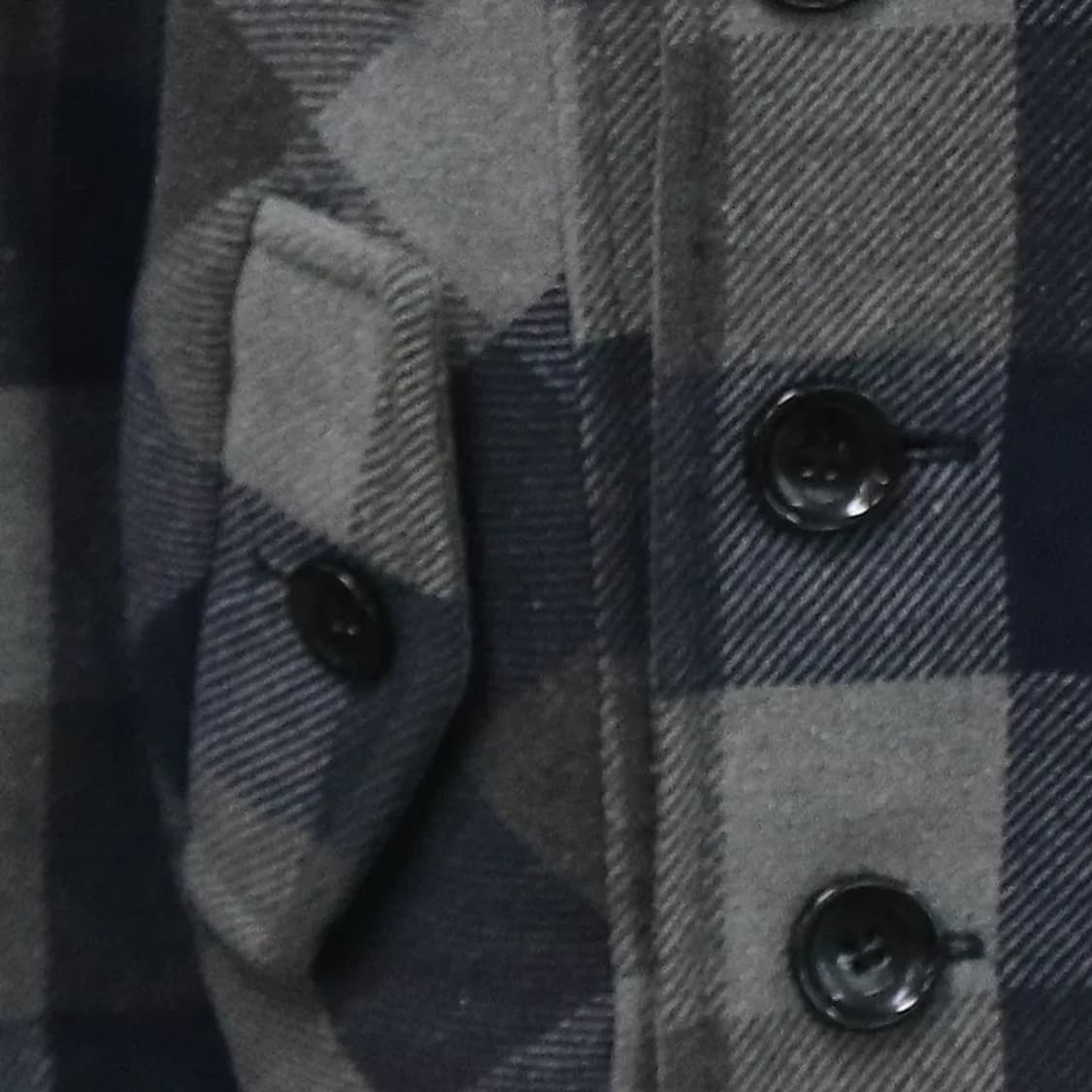 애즈논애즈 체크 더블 숏 울혼방 코트 59694 상품이미지4