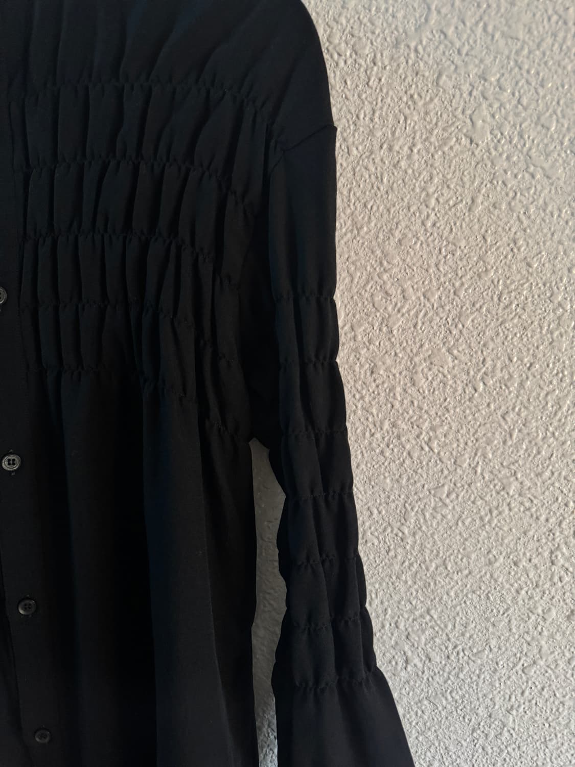 Y’s 요지야마모토 Gathered blouse 상품이미지3