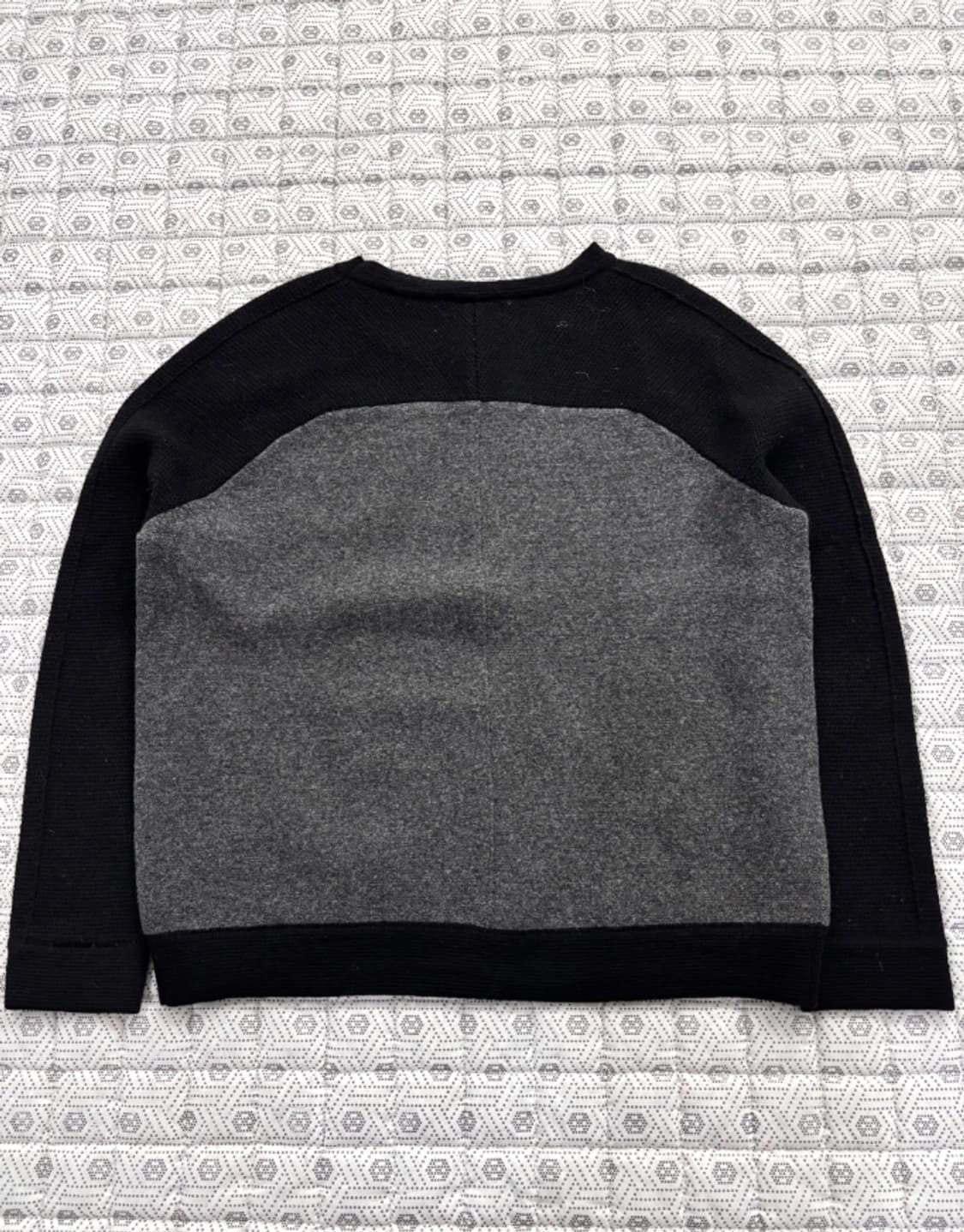 SYSTEM 시스템 블랙/회색 스웨터 90 상품이미지4