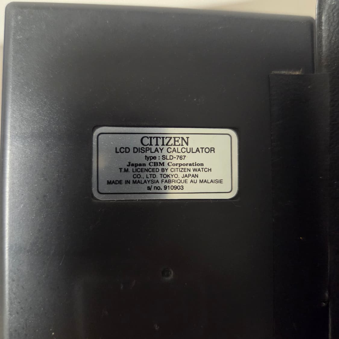 Citizen SLD-676 시티즌 빈티지 계산기 수첩 상품이미지4