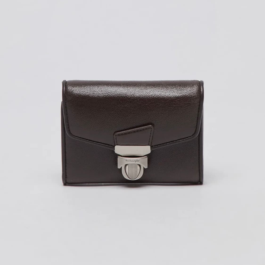 아카이브앱크 Lock wallet(Wild cacao) 락 월렛 브라운 상품이미지1