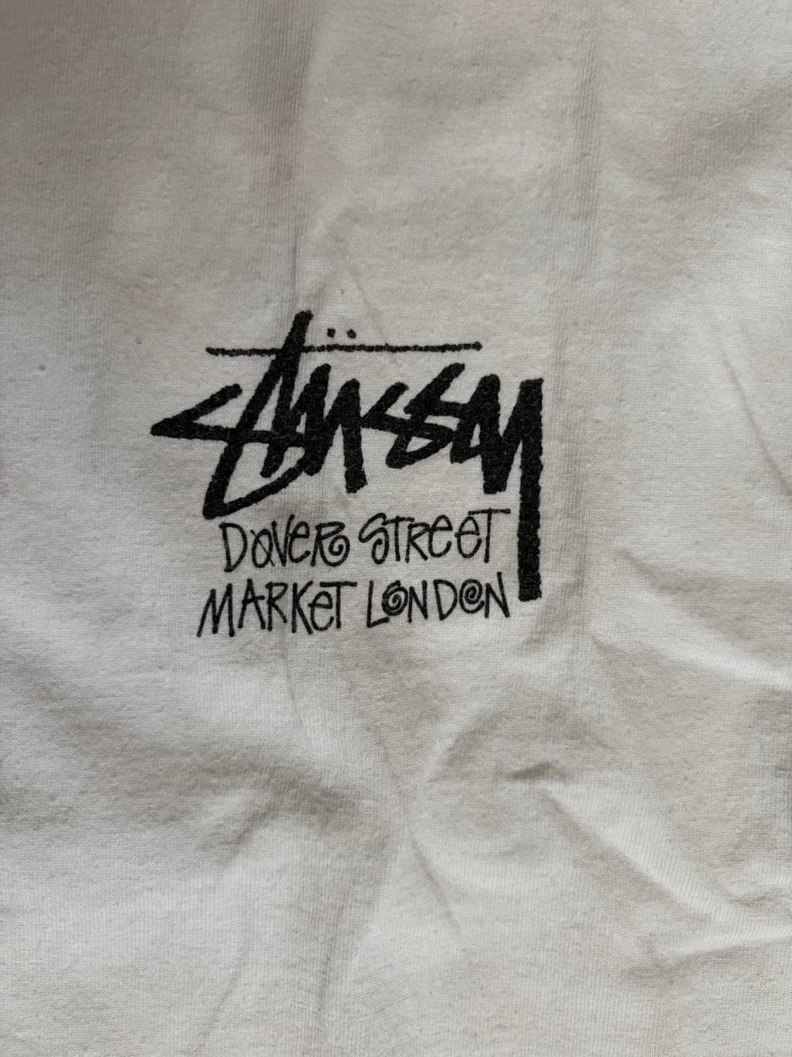 [XL] 스투시x도버 스트리트 마켓 런던 롱슬리브 화이트  상품이미지5