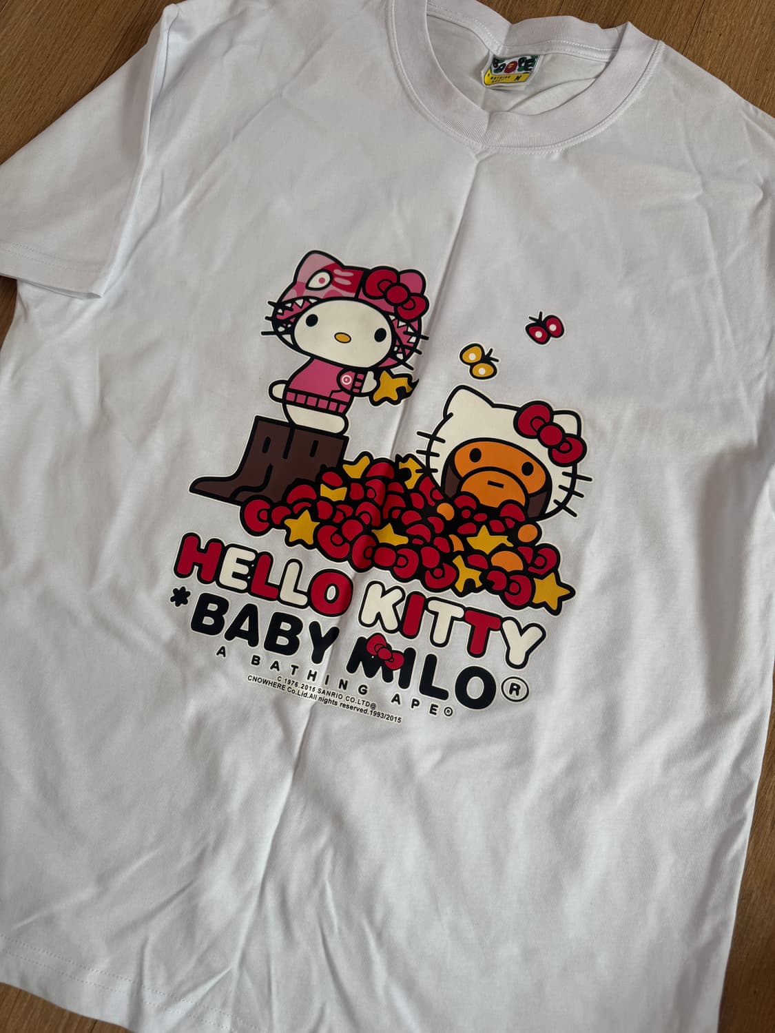 베이프 산리오 반팔 M 상품이미지2