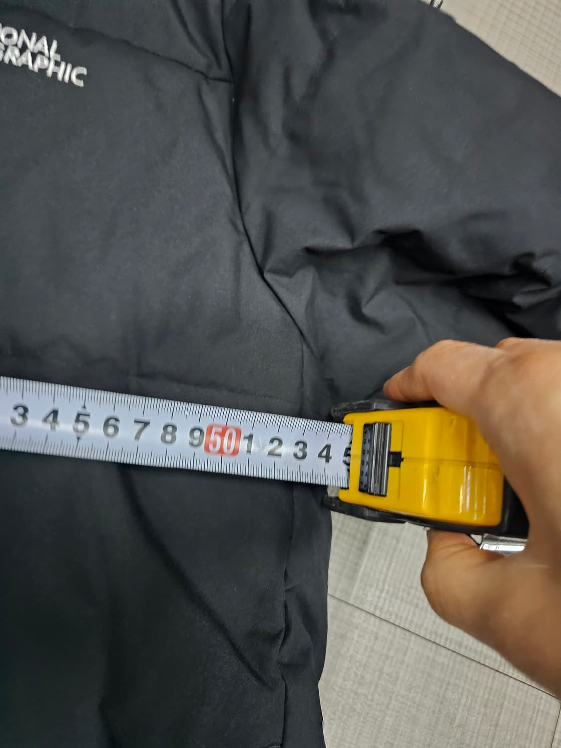 내셔널지오그래픽 블랙 구스다운 롱패딩 상품이미지3