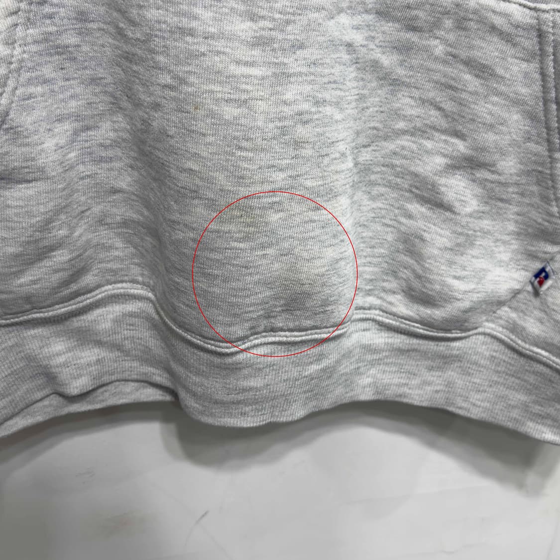 90s 러셀 에슬레틱 후드 티셔츠 USA 상품이미지3