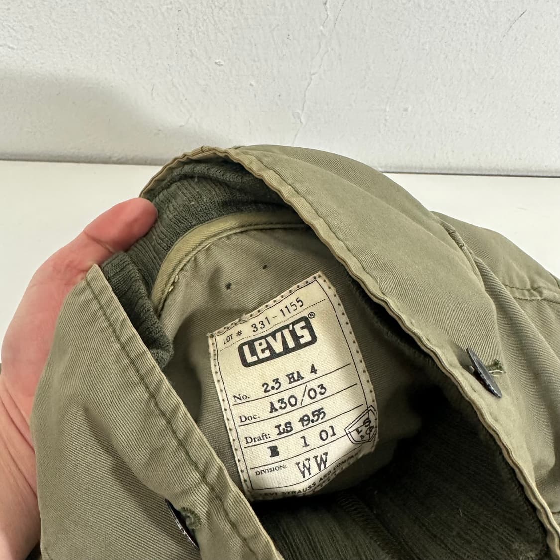 XL 리바이스 카키 야상자켓 상품이미지5