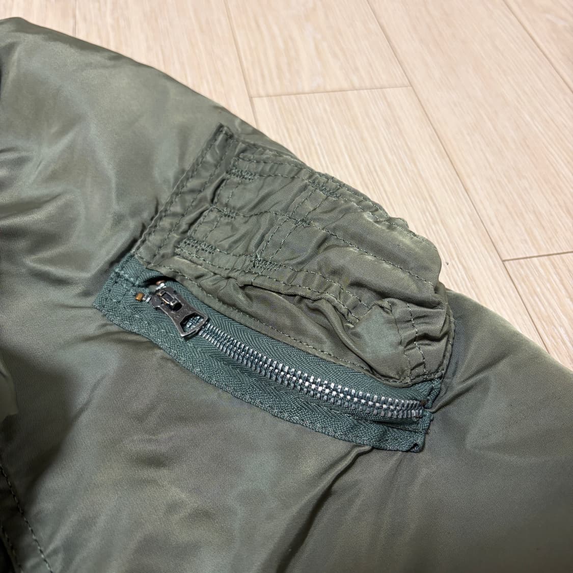 USA 알파인더스트리 오리지널 90s MA-1 스코빌 지퍼 상품이미지5