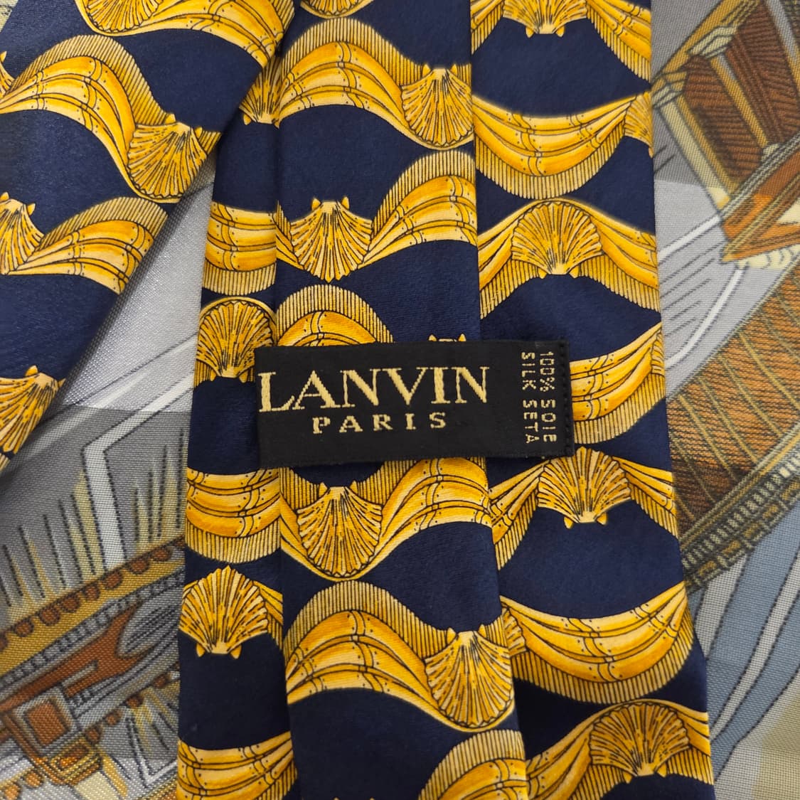 Lanvin 랑방 빈티지 넥타이 상품이미지4