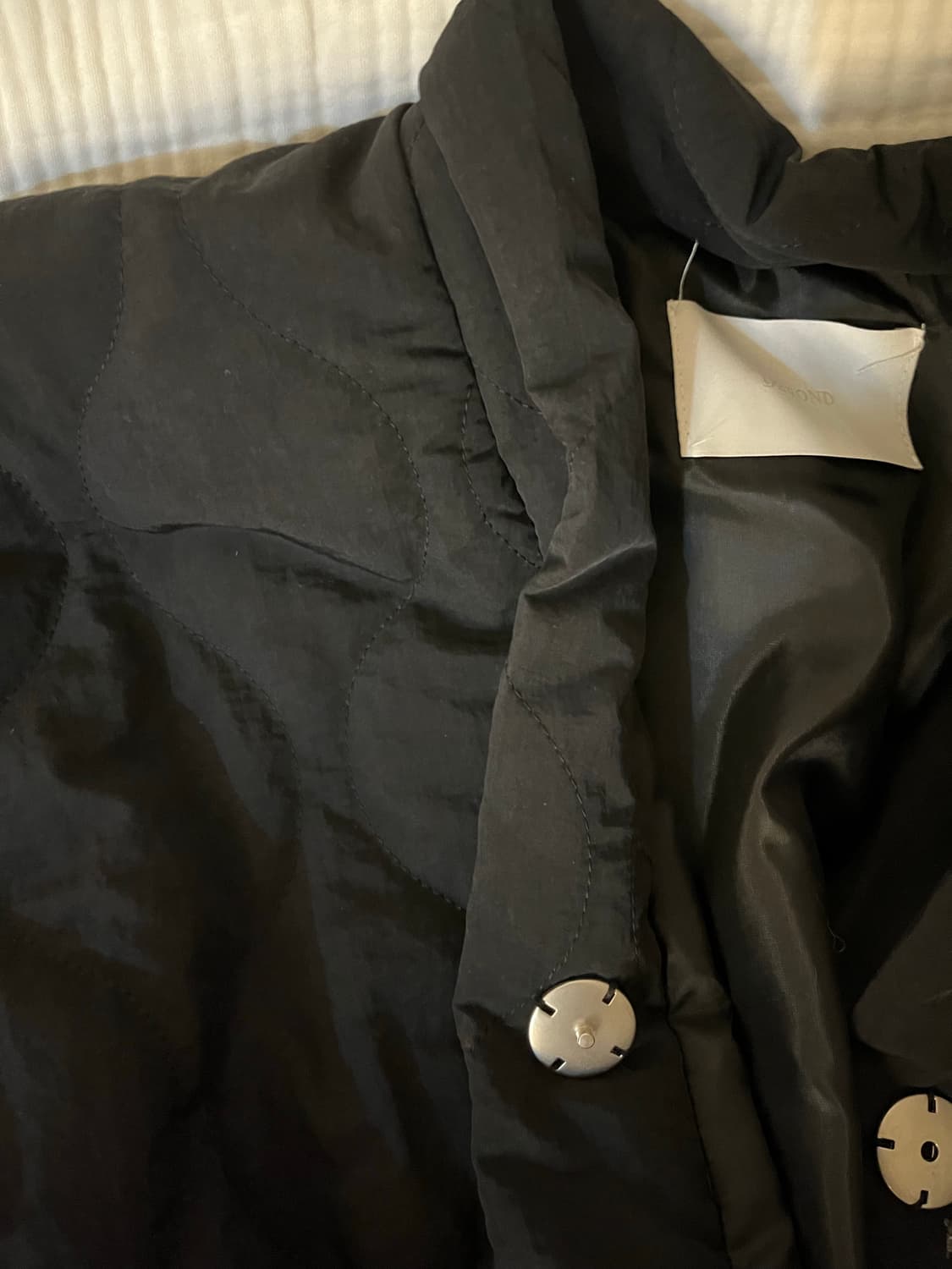 빈티지 / 에프터먼데이 퀼팅 크롭 점퍼 상품이미지3