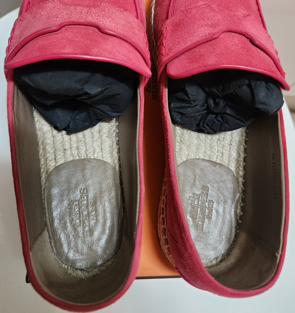 [정품]에르메스 로퍼 에스파듀 스웨이드 에스파드리유 언박싱 35 한정판  상품이미지2