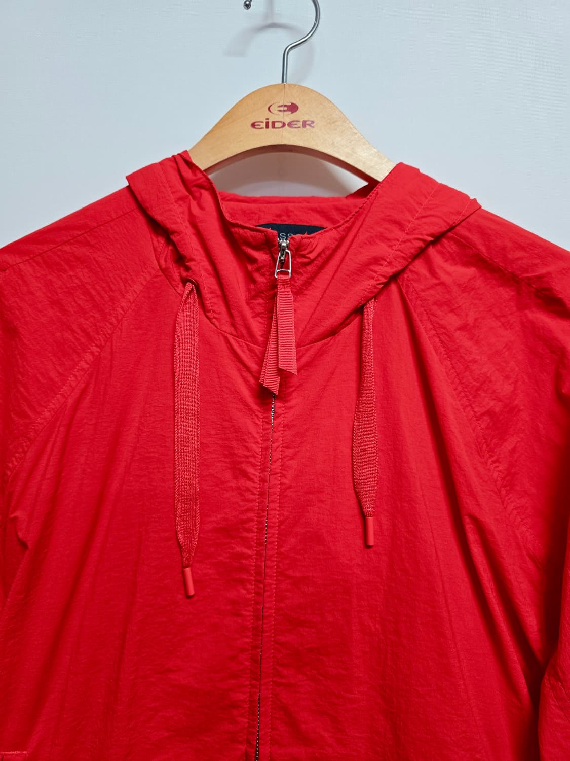 크레송 여성 바람막이 후드 자켓 레드105 상품이미지2