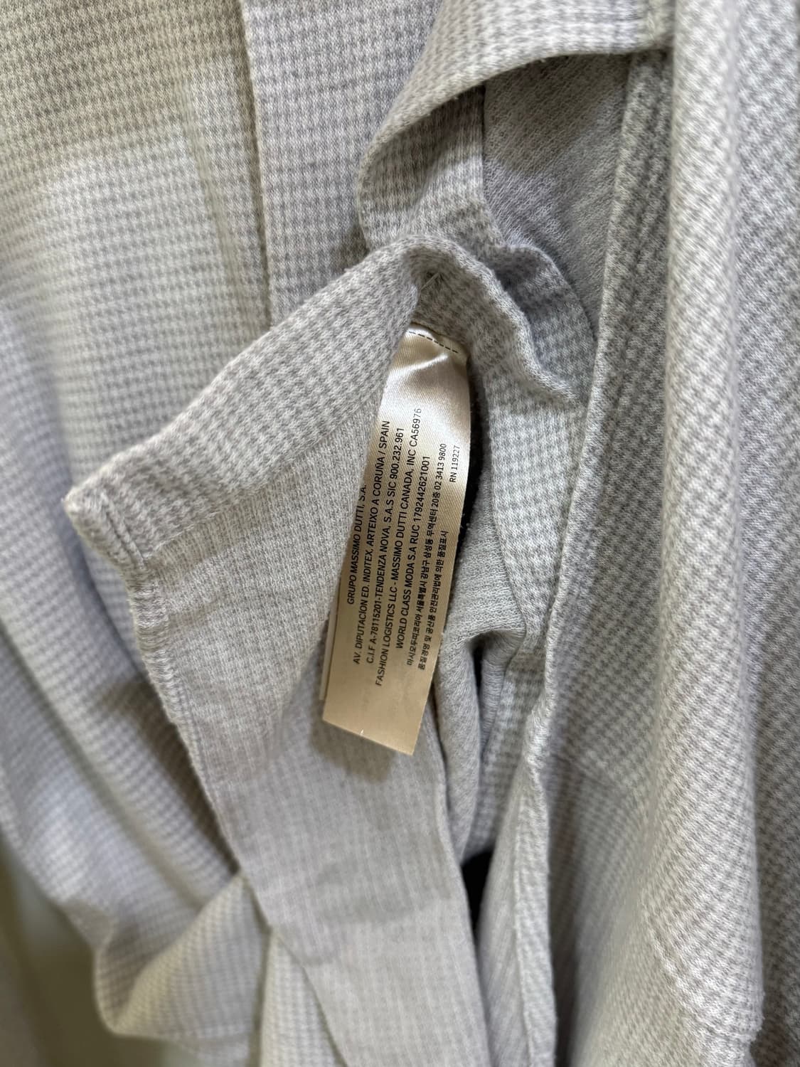 마시모두띠 허운드체크 셔츠 정품 상품이미지5