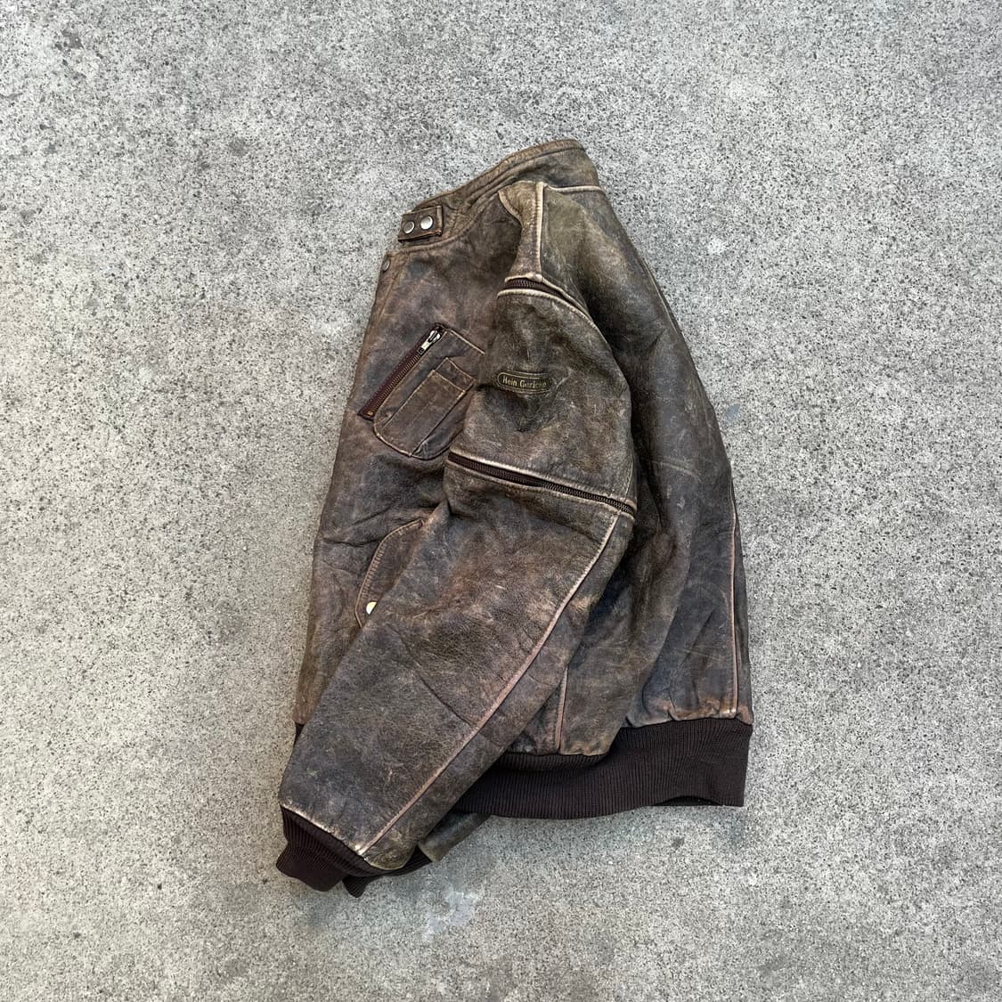 90s Hein Gericke 가죽 라이더 자켓 (100-105) 상품이미지6