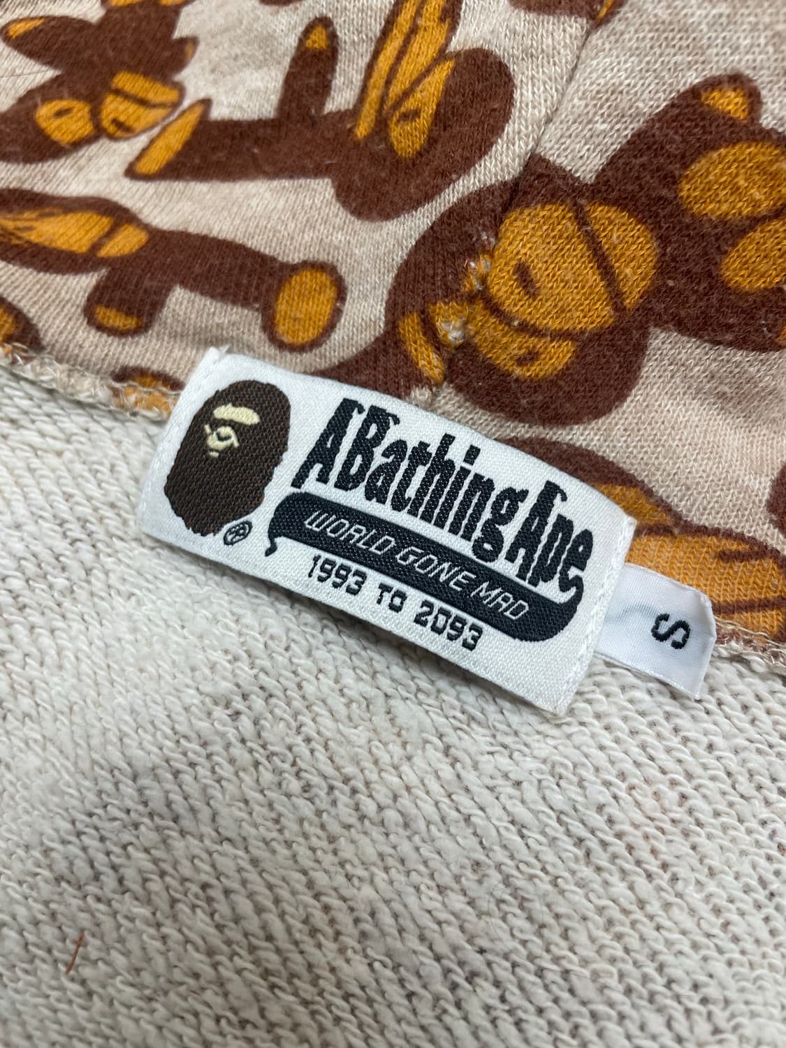 베이프 마일로 후드집업 s 상품이미지5