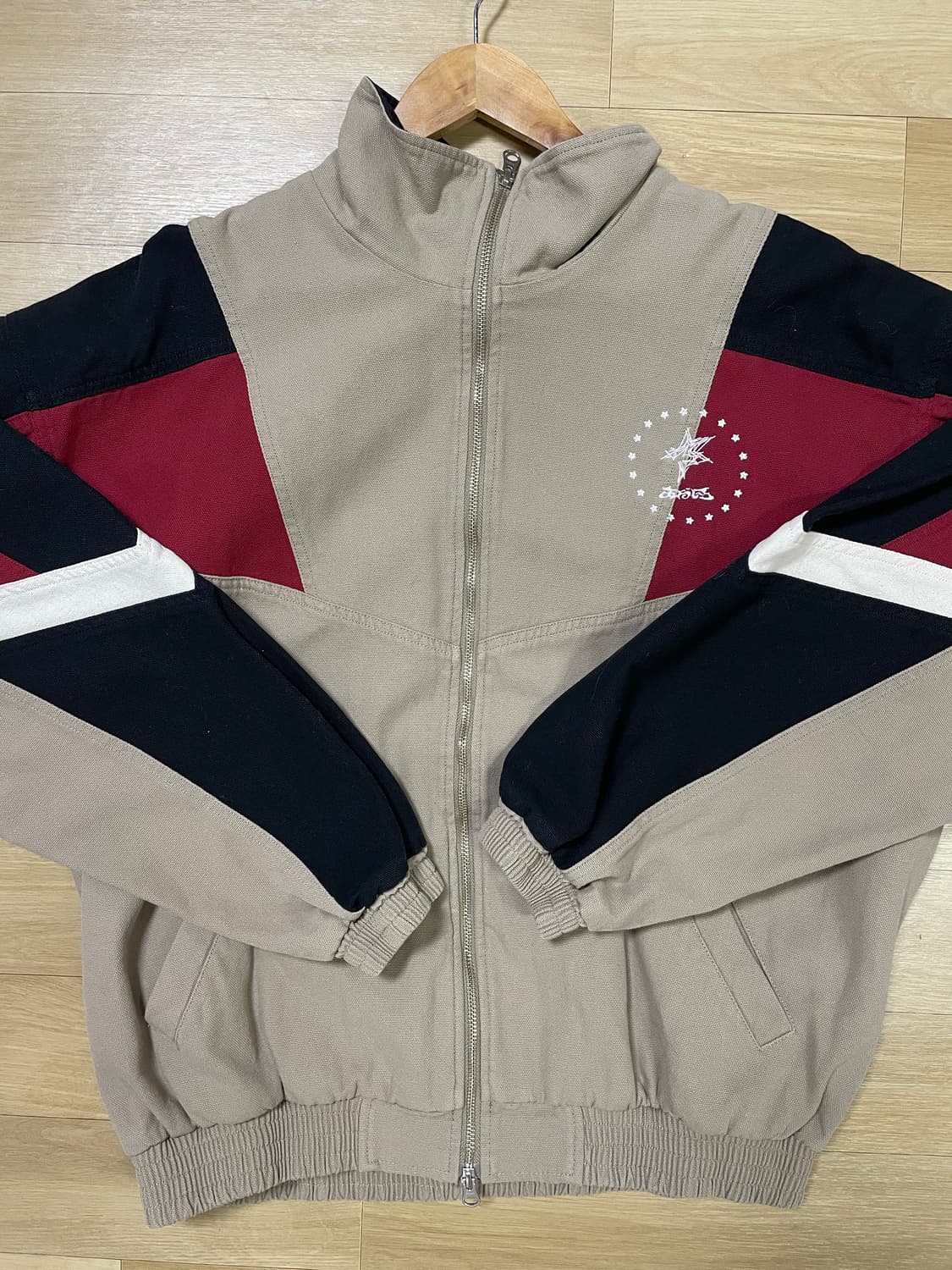 아오이로 옥스포드 샌드 플레임 워시드 자켓 베이지 2사이즈 상품이미지5